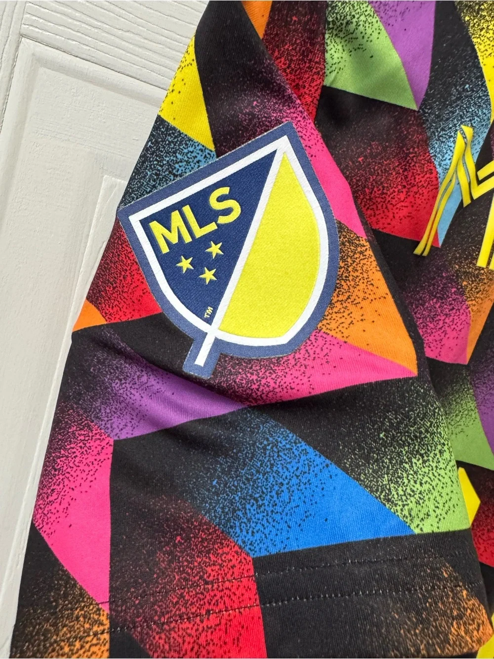adidas Multicolor Geometric Men's Soccer Jersey